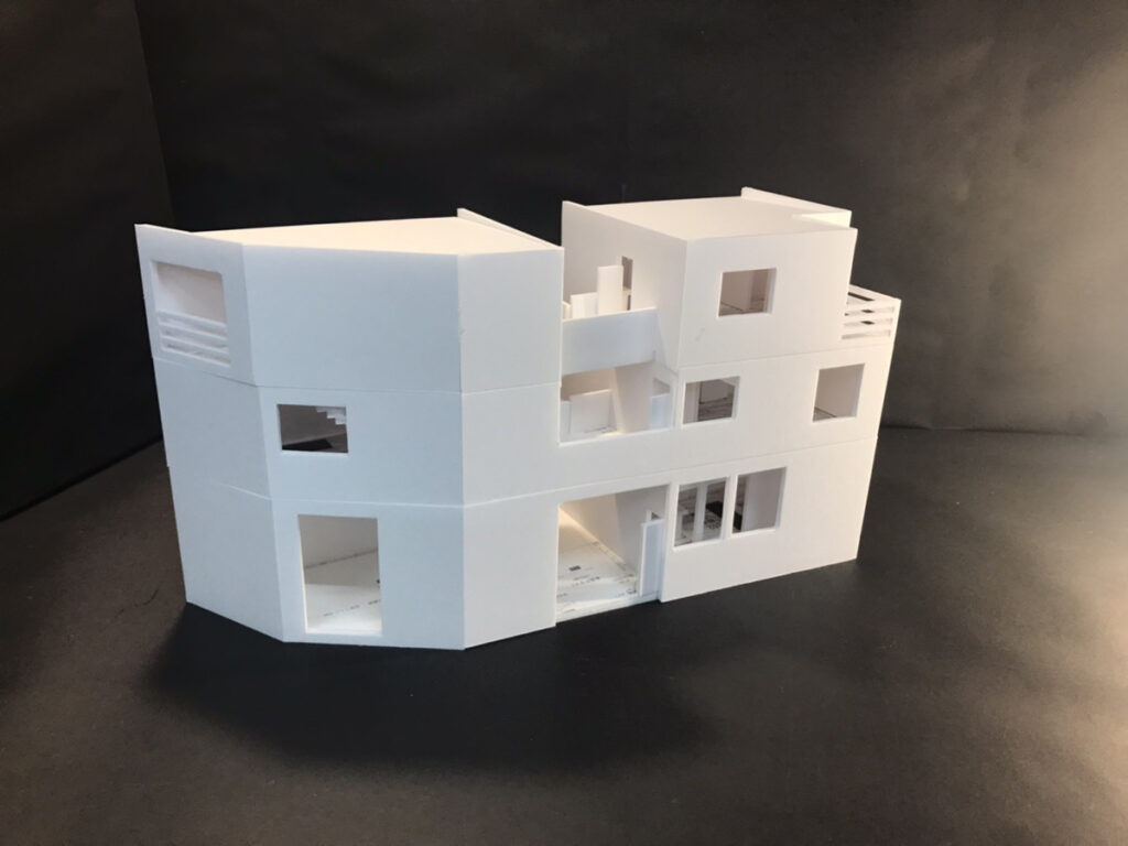 建築模型のおっさん　模型　1/50 　建物模型 1/50白地分解型模型 1 - 建築模型の館